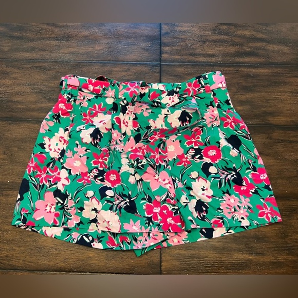 COPY - J Crew Floral Tie Waist Shorts - Size 16